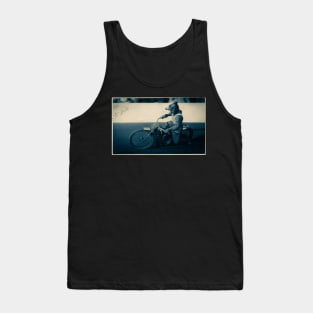 Pilot Bear sepia Tank Top